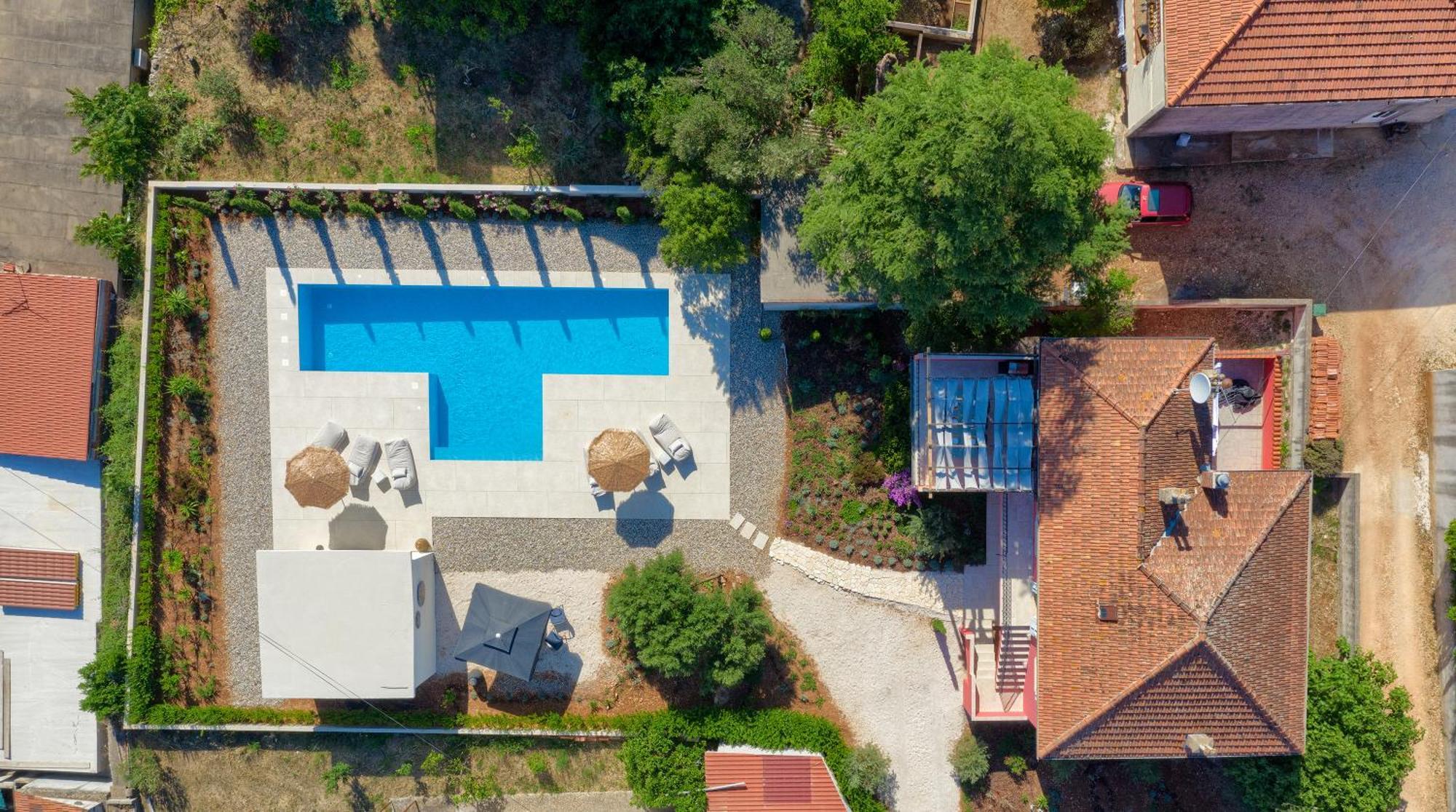 Hvar Luxury Villa And Pool With View In Heart Of Stari Grad Stari Grad  Dış mekan fotoğraf