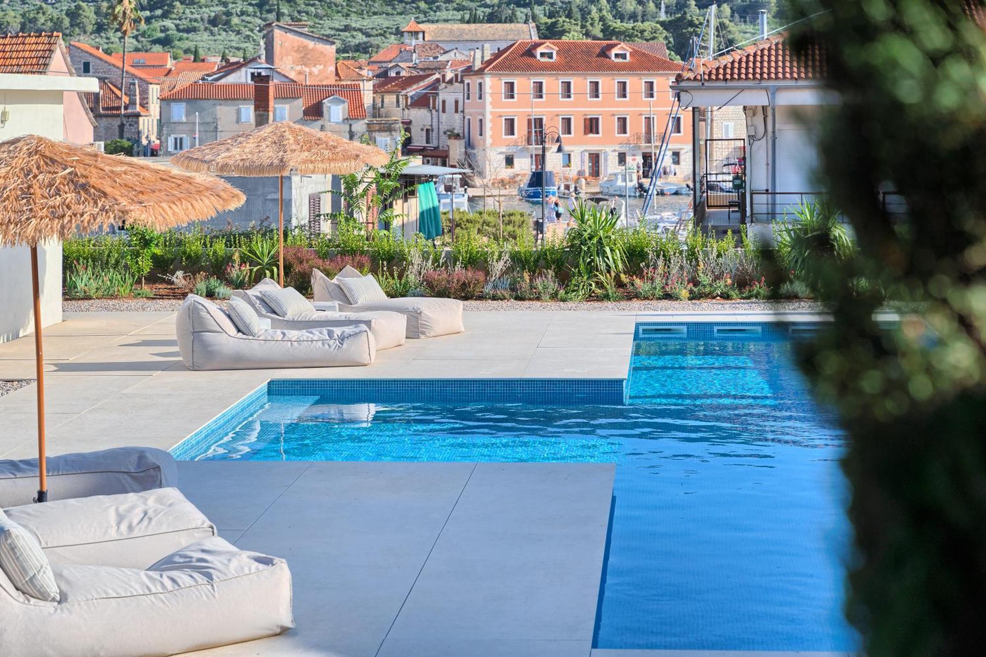 Hvar Luxury Villa And Pool With View In Heart Of Stari Grad Stari Grad  Dış mekan fotoğraf