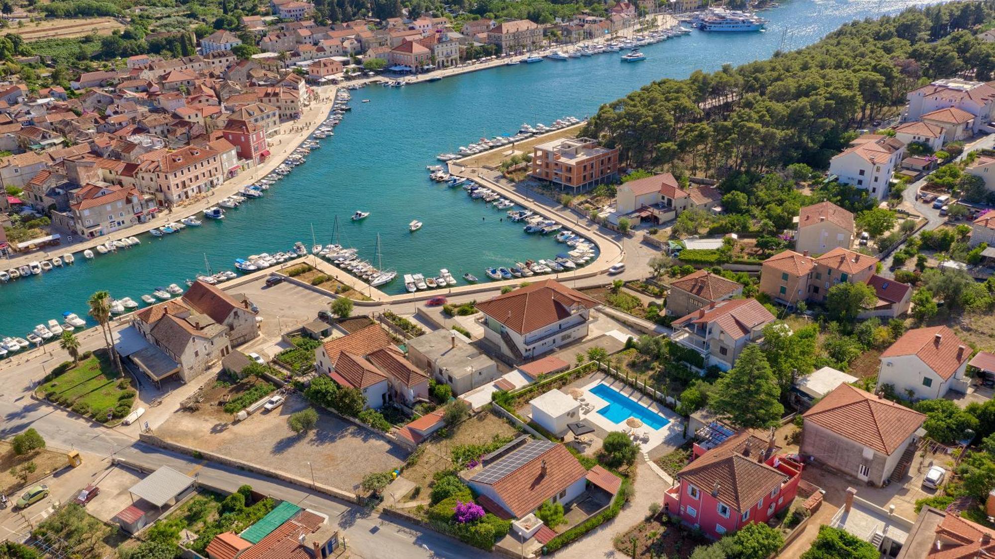 Hvar Luxury Villa And Pool With View In Heart Of Stari Grad Stari Grad  Dış mekan fotoğraf